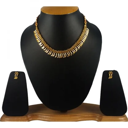 Sleek Designer Gold Plated Micron Gold Plated Necklace - Image 2