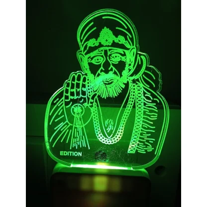 Shridi Sai Baba AC Adapter Night Lamp - Image 3