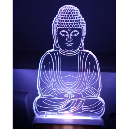 Gautam Buddha AC Adapter Night Lamp - Image 2