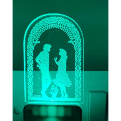 Romantic Love Couple AC Adapter Night Lamp