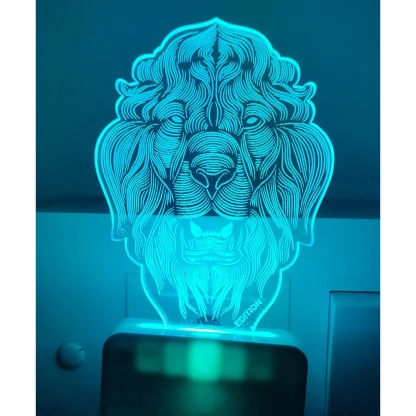 Big Lion AC Adapter Night Lamp - Image 3