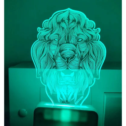 Big Lion AC Adapter Night Lamp - Image 4