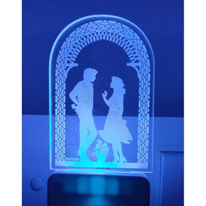 Romantic Love Couple AC Adapter Night Lamp - Image 3