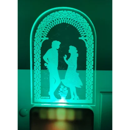 Romantic Love Couple AC Adapter Night Lamp - Image 2