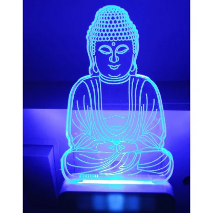 Gautam Buddha AC Adapter Night Lamp - Image 4