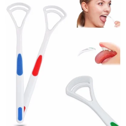 Pack Of_3 Tongue Cleaner(2 Pcs Set) (Color: Assorted) - Image 2