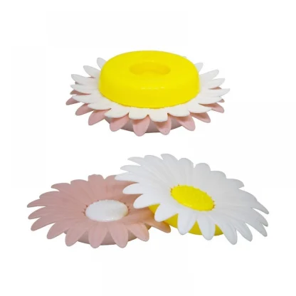 Pack Of 2_Flower Shape Soap Holder Dish for Home and Hotel Bathroom (Color: Assorted) - Image 4