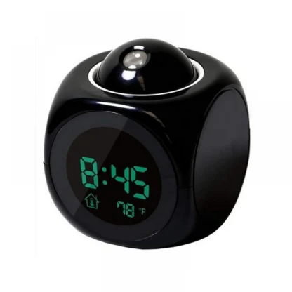 Digital LCD Display Colorful Voice Projection Alarm Clock (Color: Assorted) - Image 3