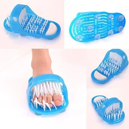 Easy Feet Shower Foot Massager Scrubber and Cleaner Slipper (Color: Assorted) - Image 5