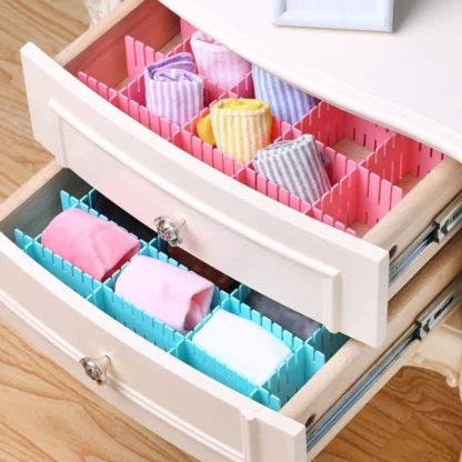 Pack Of 2_Adjustable Drawer Organizer and Kitchen Board Divider (Color: Assorted) - Image 3