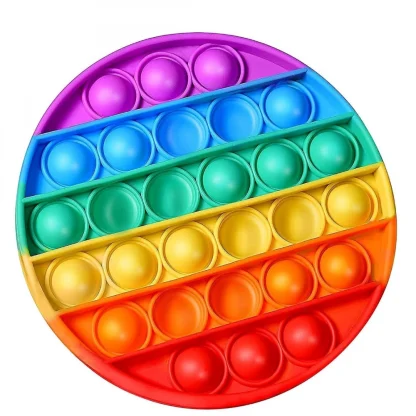 Pack Of_2 Silicon Pop It Fidgets (Color:Assorted)