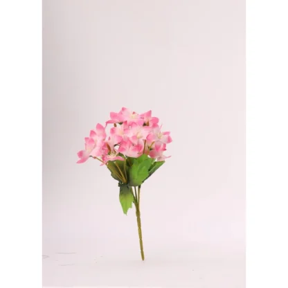 Artificial Flowers Bunch Bouquet Of Pink Blossoms For Home Decoration (Color: Pink, Material: Silk Polyester) - Image 2