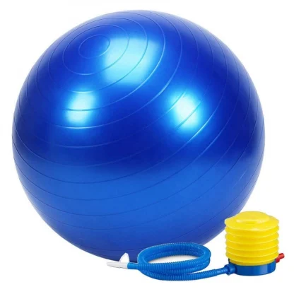 Burst Exercise Gym Ball 75cm with Pump (Color: Assorted)