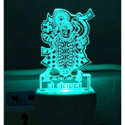 Shreenath Ji AC Adapter Night Lamp - Image 3