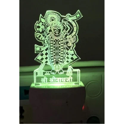 Shreenath Ji AC Adapter Night Lamp