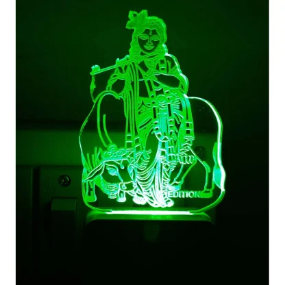 Shree Krishna AC Adapter Night Lamp - Image 6