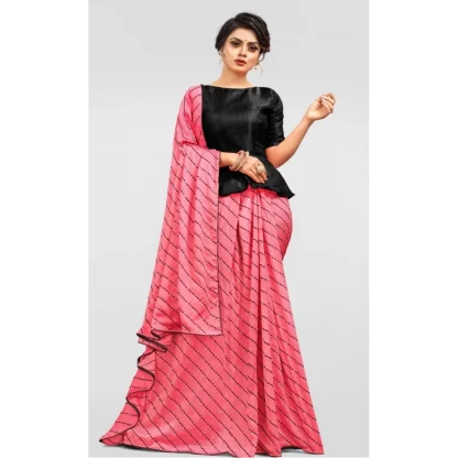 Women's Vichitra Saree with Blouse (Gajari, 5-6 Mtrs) - Image 4