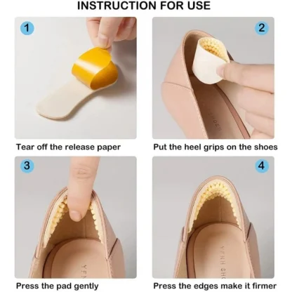 Pack Of_3 Silicone 4d Heel Liner 1 Pairs Cushions Insoles (Assorted) - Image 2