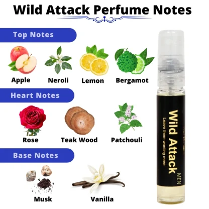 Europa Attracto And Wild Attack Pocket Perfume Spray For Men - Image 2