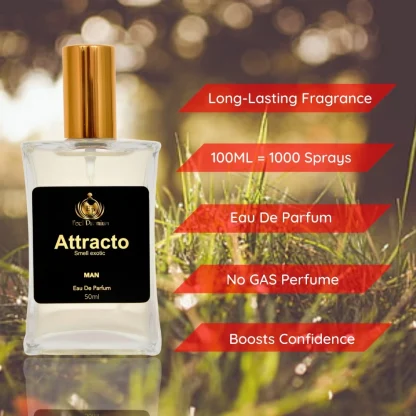 Europa Attracto 50ml Perfume Spray For Men - Image 3