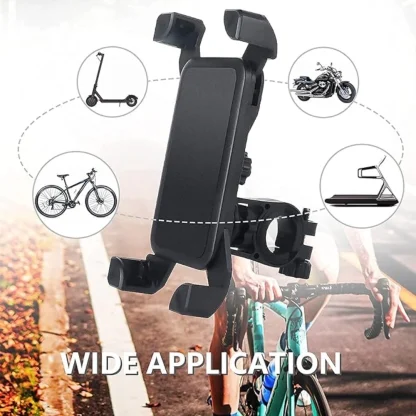 Motorcycle Mobile Holder (Black) - Image 3