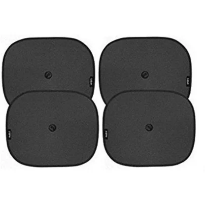 Pack Of 4 Side Window Sun Shade For Universal For Car (Black)