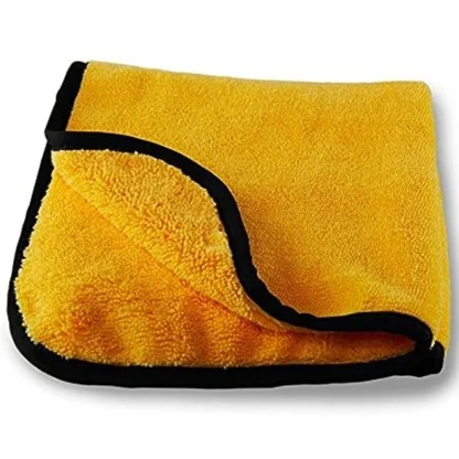 Microfiber Cloth Yellow And Black (Yellow And Black) - Image 4