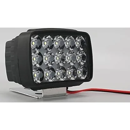 Pack Of 2 15 Led White Bike Led Light Driving Waterproof Headlights Fog Lamp Lighting (White) - Image 3