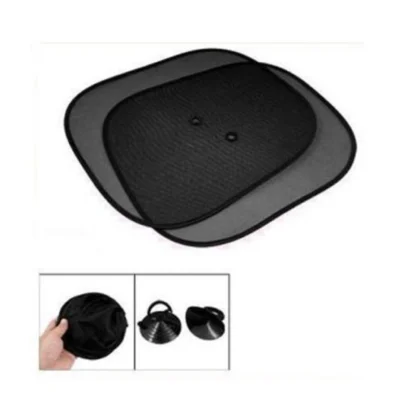 Pack Of 4 Side Window Sun Shade For Universal For Car (Black) - Image 3