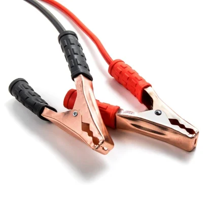 500 Amp Heavy Duty Jumper Booster Cables Anti Tangle Copper Care Universal For Car (Red) - Image 4