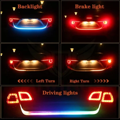 Car Dicky Light With Indicator .Brake Light Car Fancy Lights ( Multicolor) - Image 2