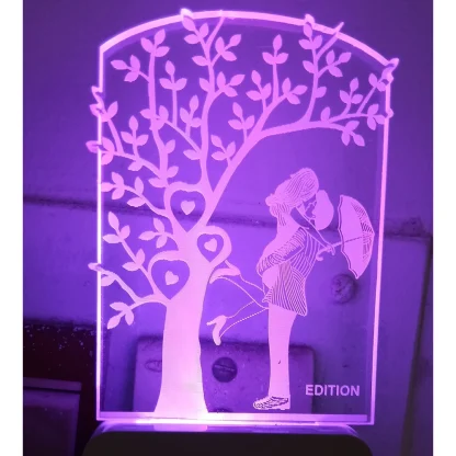 Romantic Couple AC Adapter Night Lamp - Image 2