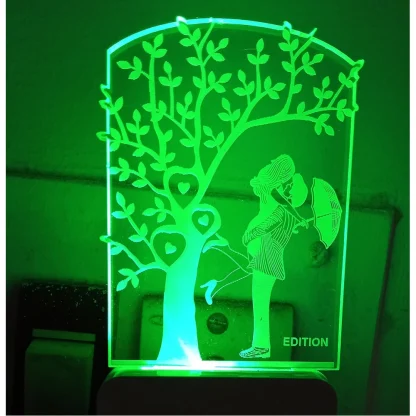 Romantic Couple AC Adapter Night Lamp - Image 3