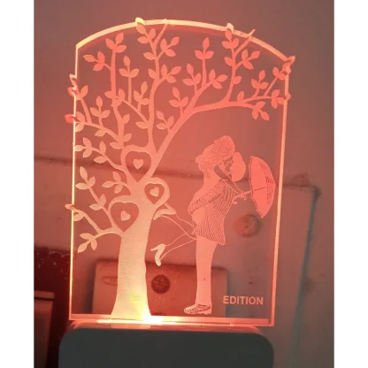 Romantic Couple AC Adapter Night Lamp - Image 4