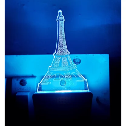 Eiffel tower AC Adapter Night Lamp - Image 2