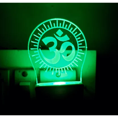 Om Mantra AC Adapter Night Lamp - Image 2