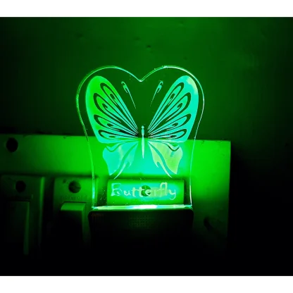 Classic Butterfly AC Adapter Night Lamp - Image 2