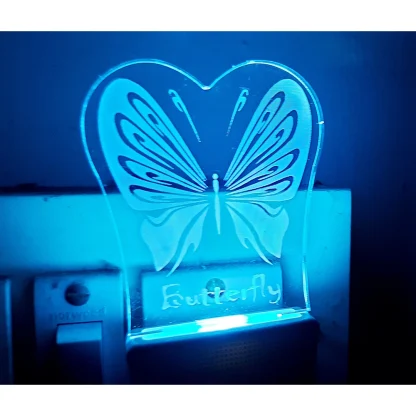 Classic Butterfly AC Adapter Night Lamp - Image 3