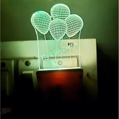 Fly With Dream Balloons AC Adapter Night Lamp - Image 4