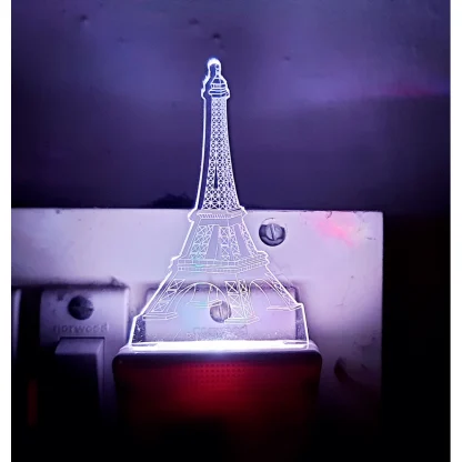 Eiffel tower AC Adapter Night Lamp - Image 4