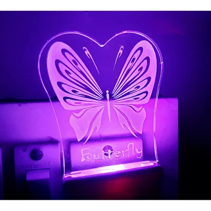 Classic Butterfly AC Adapter Night Lamp - Image 4