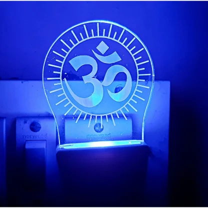 Om Mantra AC Adapter Night Lamp - Image 3