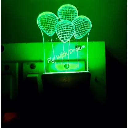 Fly With Dream Balloons AC Adapter Night Lamp - Image 2