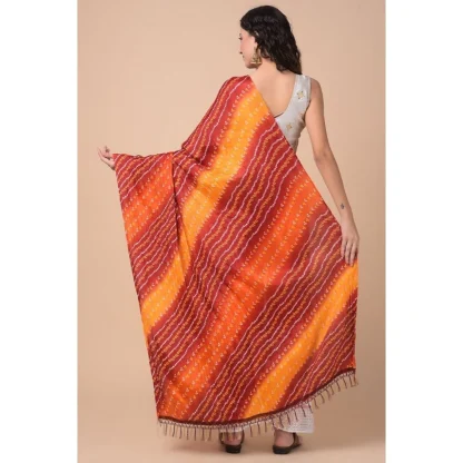 Women's Chanderi Printed Dupatta (Multicolor, Length: 2.25 to 2.50 Mtr) - Image 5