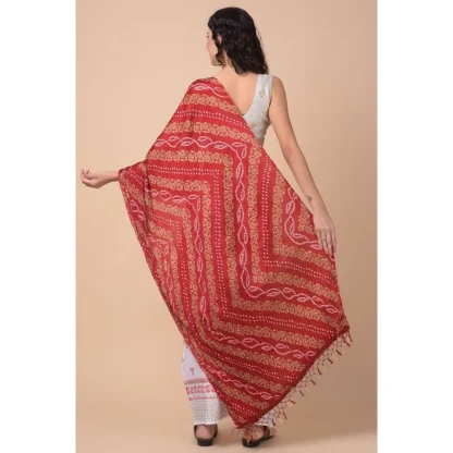 Women's Chanderi Printed Dupatta (Multicolor, Length: 2.25 to 2.50 Mtr) - Image 5