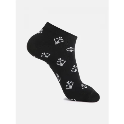 4 Pairs Unisex Casual Cotton Blended Printed Ankle length Socks (Assorted) - Image 2