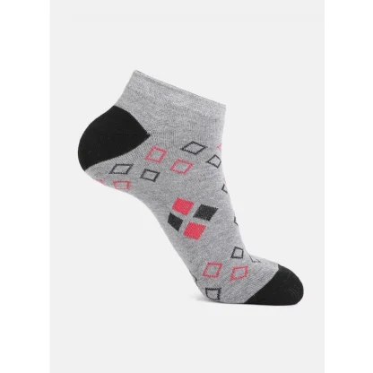 4 Pairs Unisex Casual Cotton Blended Printed Ankle length Socks (Assorted) - Image 2