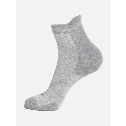 5 Pairs Unisex Casual Cotton Blended Solid Ankle length Socks (Assorted) - Image 3