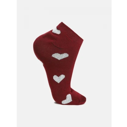 4 Pairs Women's Casual Cotton Blended Printed Ankle length Socks (Assorted) - Image 5