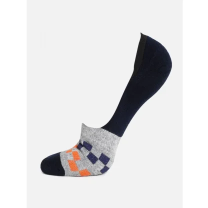 4 Pairs Unisex Casual Cotton Blended Printed No-show Socks (Assorted) - Image 3